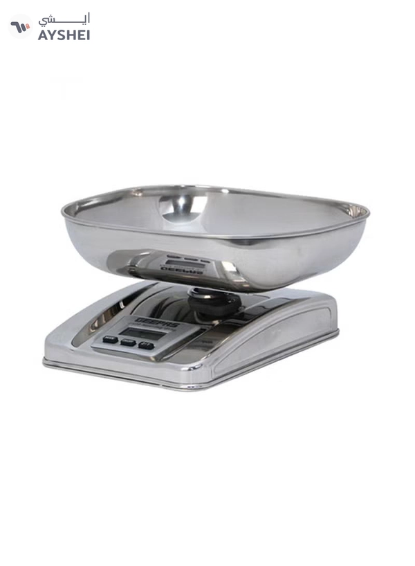 GEEPAS Digital Kitchen Scale 5Kg GKS4203 Silver