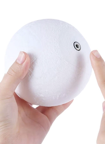 YouOKLight 3D Printed Moon Dimmable Night Lamp Yellow-2