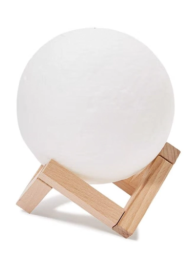 YouOKLight 3D Printed Moon Dimmable Night Lamp Yellow-0