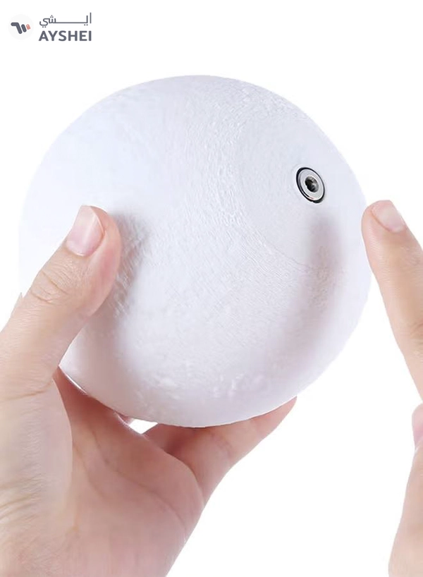 YouOKLight 3D Printed Moon Dimmable Night Lamp Yellow