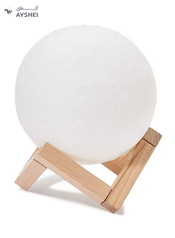 YouOKLight 3D Printed Moon Dimmable Night Lamp Yellow