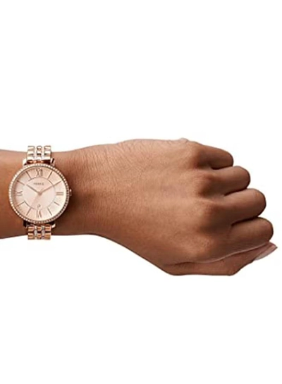 Fossil Women's Water Resistant Stainless Steel Analog Wrist Watch ES3546 - 36 mm - Rose Gold-1