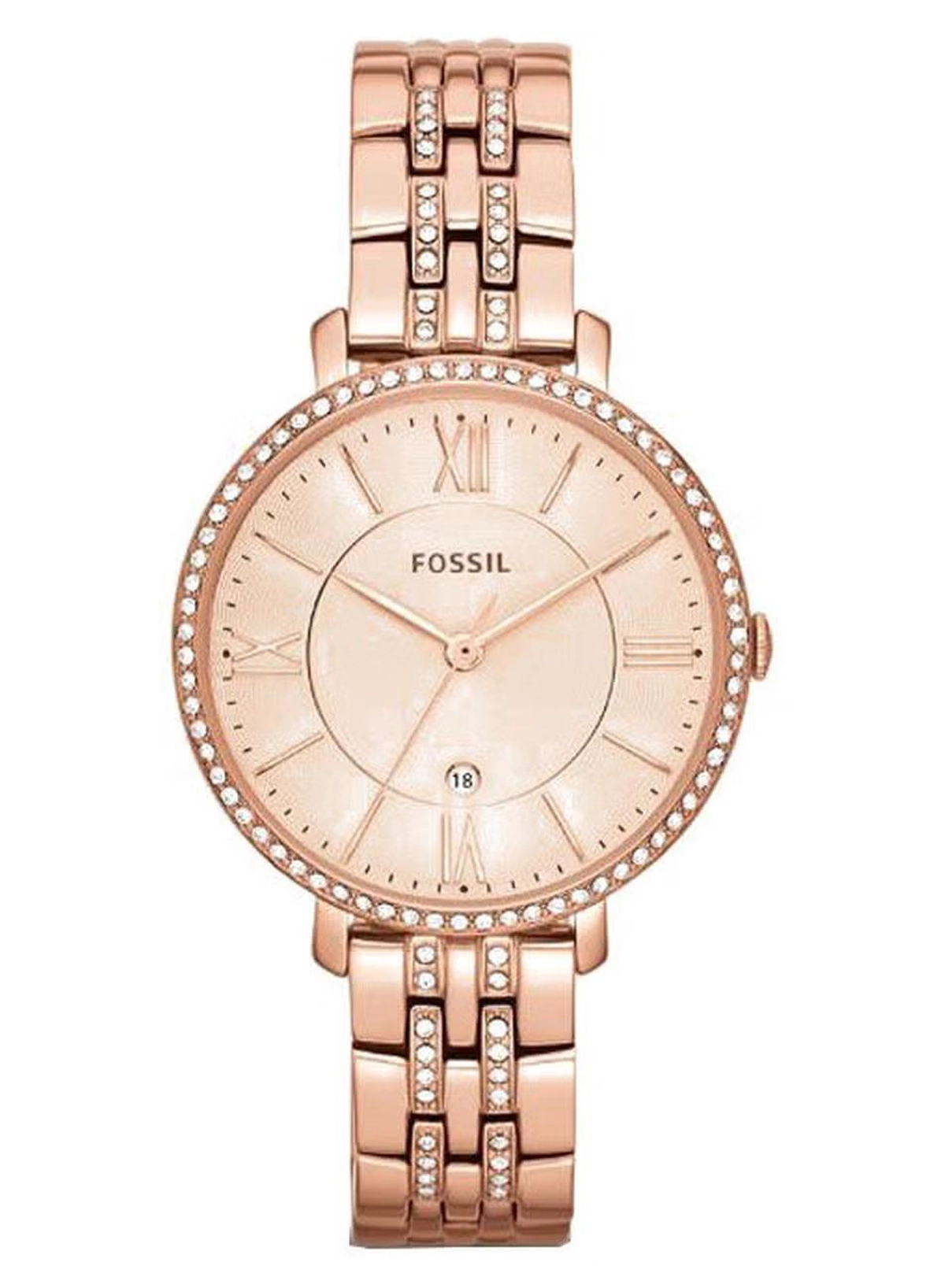 Fossil Women's Water Resistant Stainless Steel Analog Wrist Watch ES3546 - 36 mm - Rose Gold-0-0