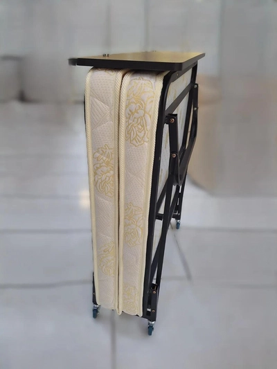 Folding Roll Away Bed With Mattress-3