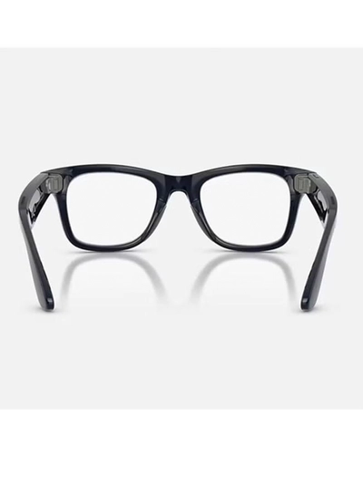 Meta Ray-Ban | Meta Wayfarer Large (Gen 2) - Frame Shiny Cosmic Blue Lenses Clear/Sapphire Transitions RW4012 Shiny Cosmic Blue-1
