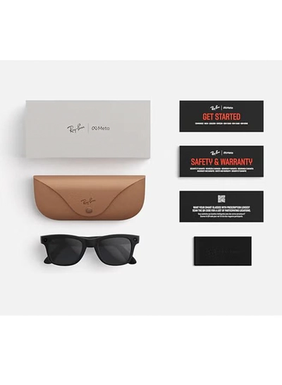 Meta Ray-Ban | Meta Wayfarer Large (Gen 2) - Frame Shiny Cosmic Blue Lenses Clear/Sapphire Transitions RW4012 Shiny Cosmic Blue-2