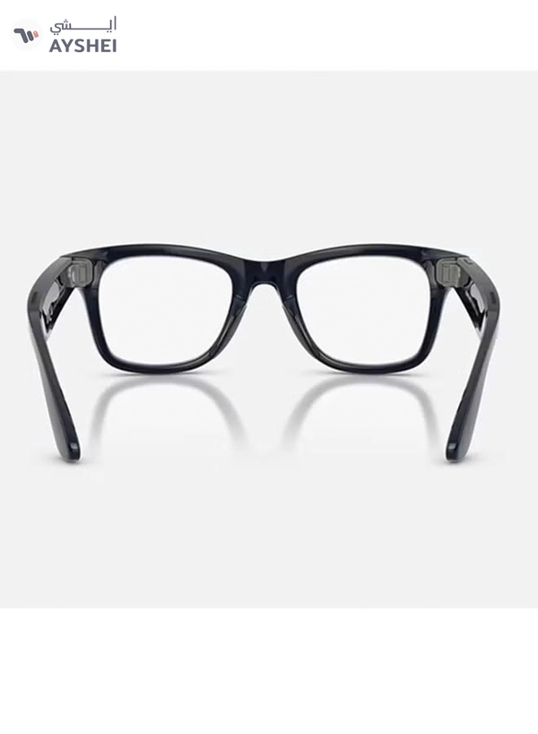 Meta Ray-Ban | Meta Wayfarer Large (Gen 2) - Frame Shiny Cosmic Blue Lenses Clear/Sapphire Transitions RW4012 Shiny Cosmic Blue