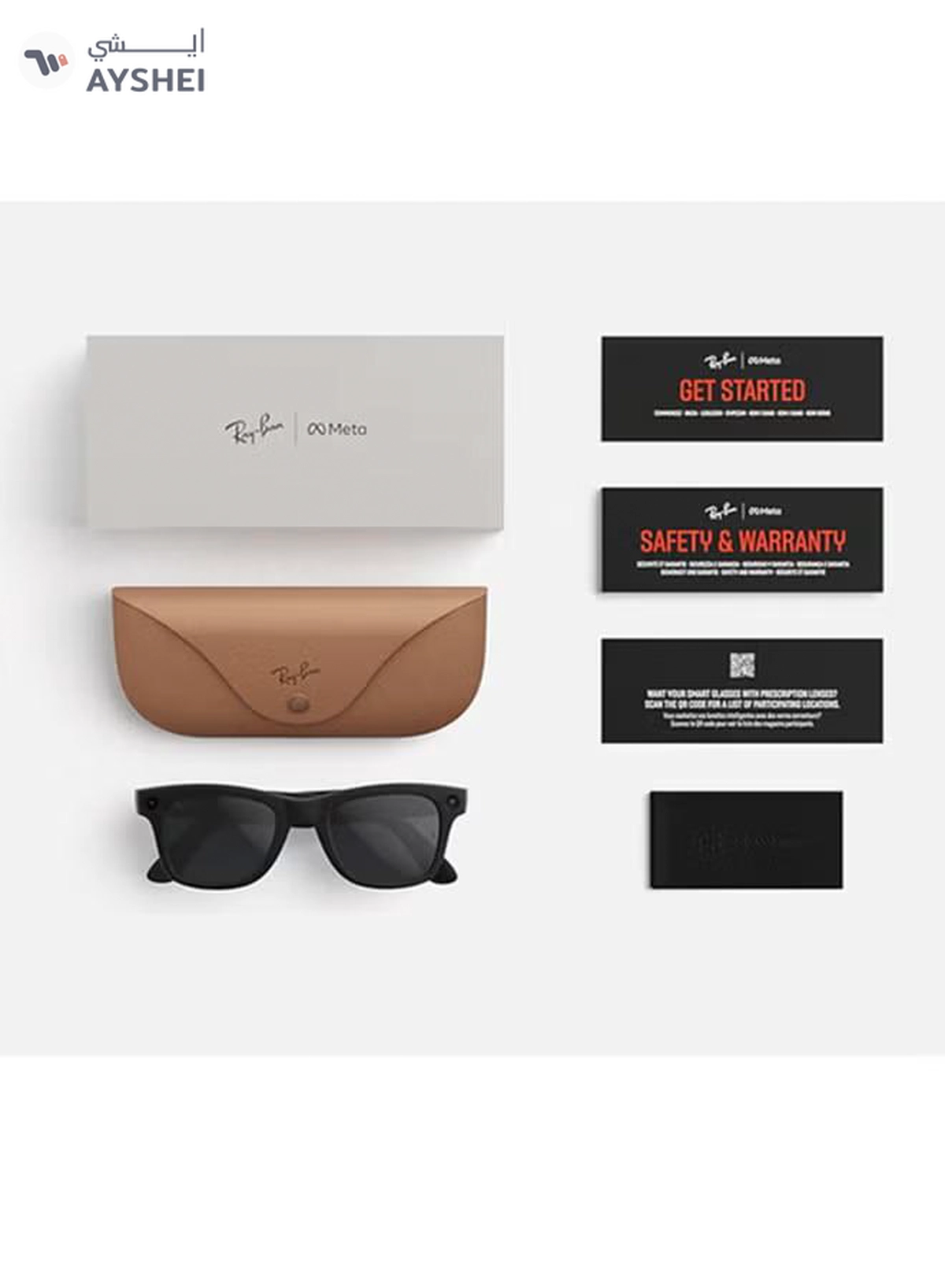Meta Ray-Ban | Meta Wayfarer Large (Gen 2) - Frame Shiny Cosmic Blue Lenses Clear/Sapphire Transitions RW4012 Shiny Cosmic Blue-2-2