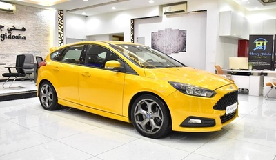 Ford Focus ST ( 2016 Model ) in Yellow Color GCC Specs-8