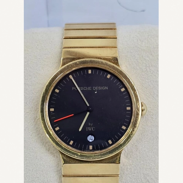 Porsche Design by IWC - Full Yellow Gold Black Dial 33mm with Date |Used (Fair) | Year of production 2000 (Approximation) | No original box | No original papers