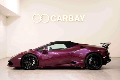 AED 17,164 PM | LAMBORGHINI HURACAN SPYDER 2017 | LP 610 | WELL MAINTAINED | 1 YEAR WARRANTY-6