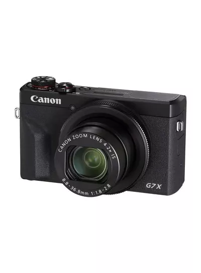 Canon PowerShot G7 X Mark III Point And Shoot Camera 20.1MP 4.2x Zoom With Tilt Touchscreen, Built-In Wi-Fi And Bluetooth Black-0