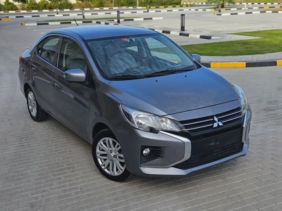2023 Mitsubishi Attrage GLX - GCC Specs - Excellent condition With Navigation Low KM Eco City Car-1