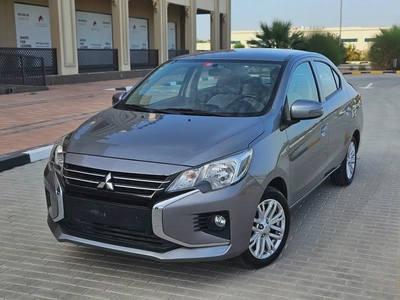 2023 Mitsubishi Attrage GLX - GCC Specs - Excellent condition With Navigation Low KM Eco City Car-2