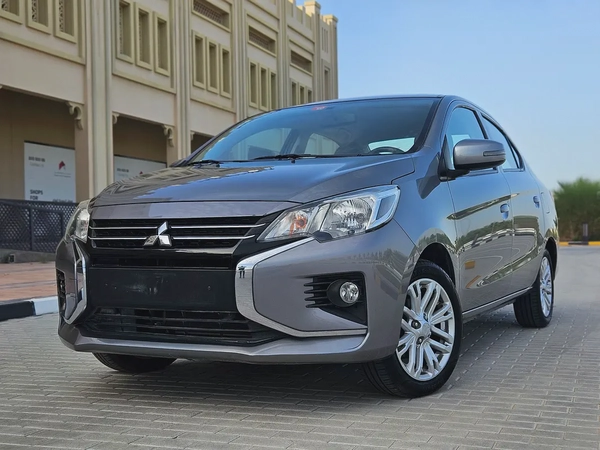 2023 Mitsubishi Attrage GLX - GCC Specs - Excellent condition With Navigation Low KM Eco City Car