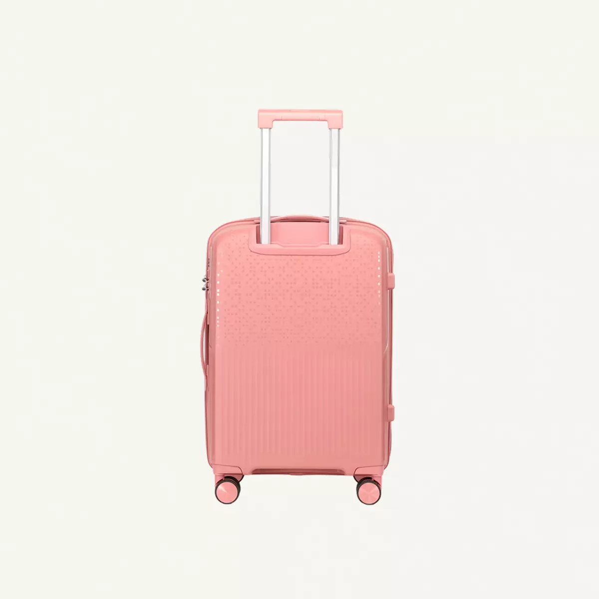 British Tourister 3 Piece Polypropylene Hard Side Spinner Luggage Trolley Set 20/24/28 Inch - Rose Gold-2-2