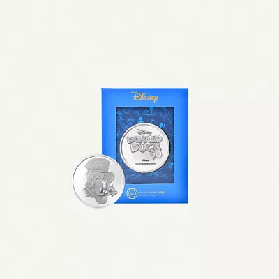 BTC 50 Grams Pure Silver Coin - Uncle Scrooge-2