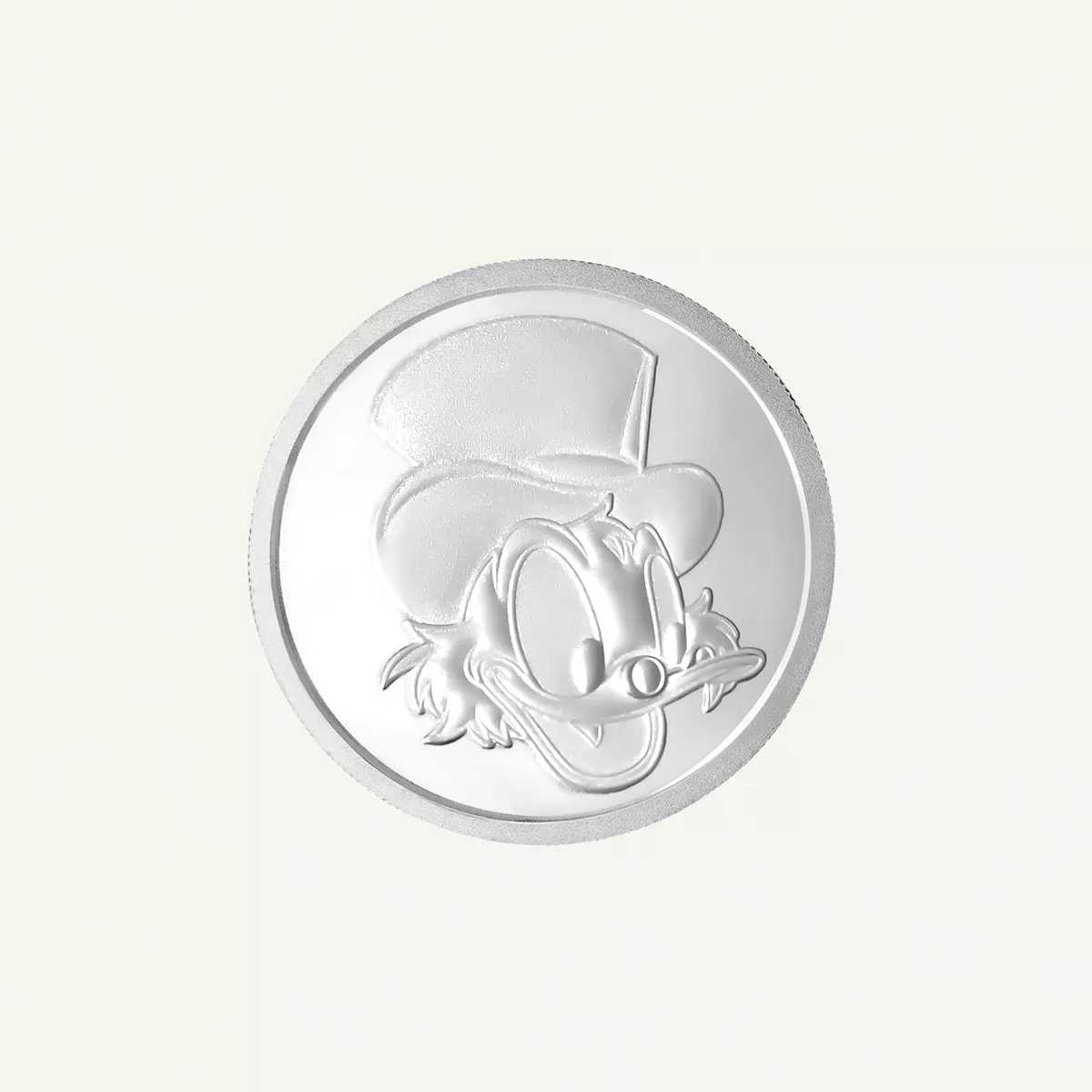 BTC 50 Grams Pure Silver Coin - Uncle Scrooge