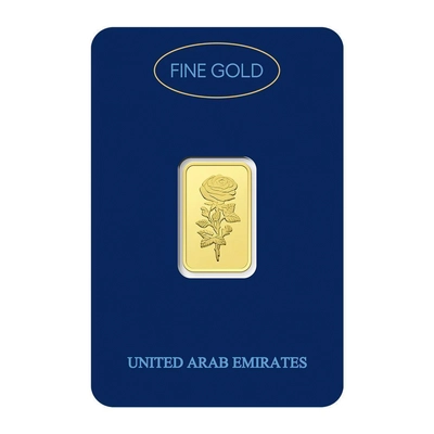 Dubai Gold 5 Grams Pure 999.9 Fine Gold Bar-1