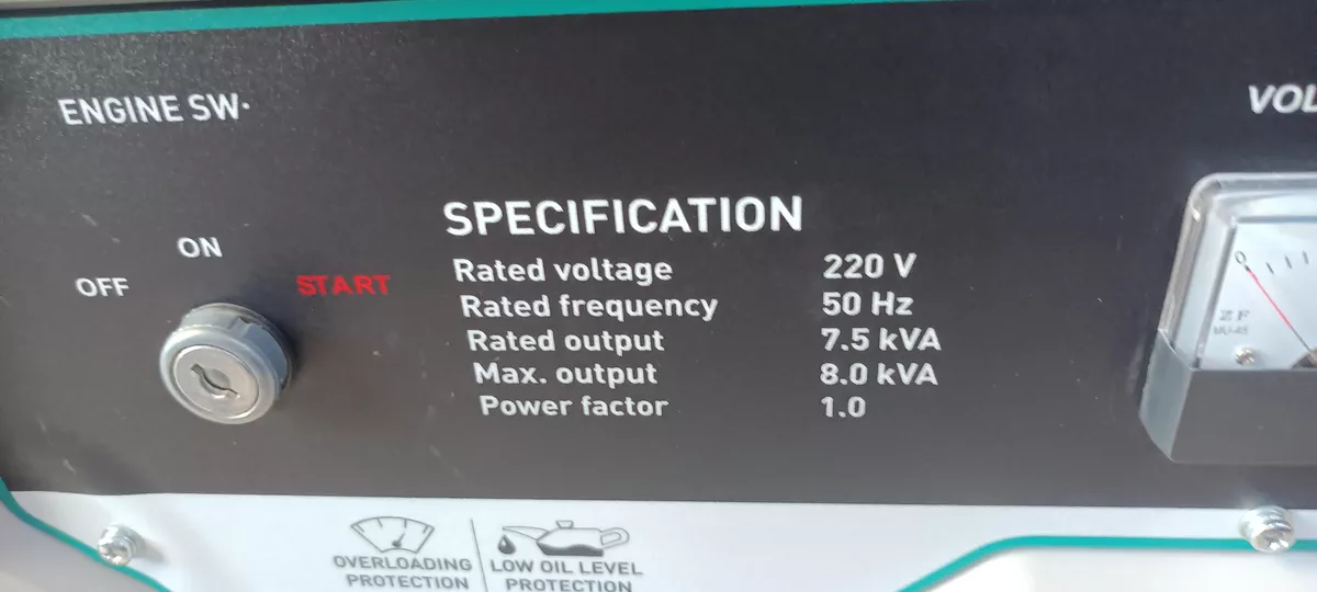 Royalty Generator 8Kw Gasoline Petrol engine Copper Moter-2-2