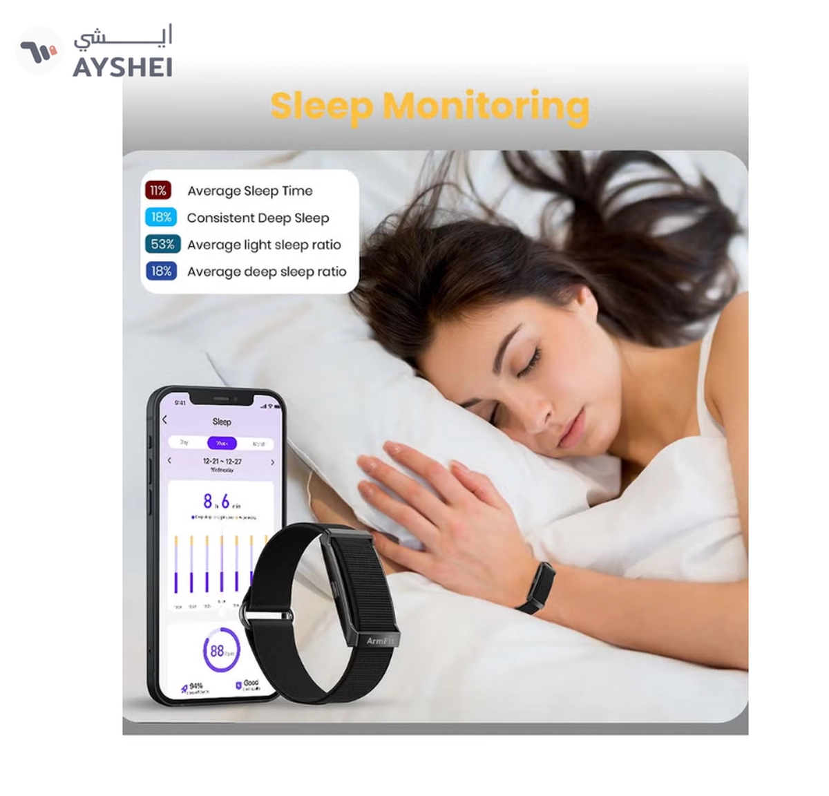 ArmFit Deep Zeero Membership fee fitness tracker band-5-5