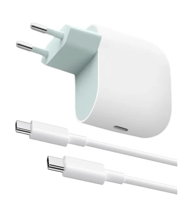 Google 45W USB-C Power Charger with USB-C 1m Cable - Fast-Charging Pixel Phone Charger-0