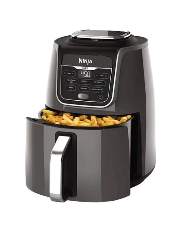 Ninja Air Fryer Max Xl Af160, Max Crisp, Air Roast, Bake, Reheat, Dehydrate 5.2 L 1700 kW AF160 Grey/ black