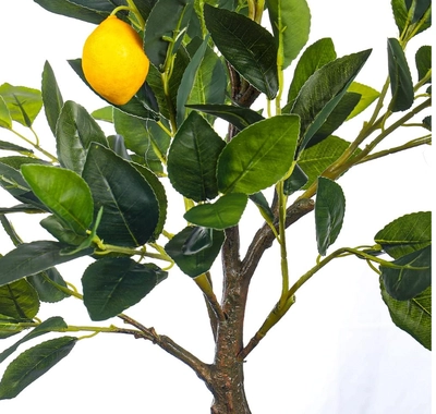 Yatai Decor Artificial Lemon Fruit Plant – Artificial Tree Outdoor With Plastic Pot – Plants-3