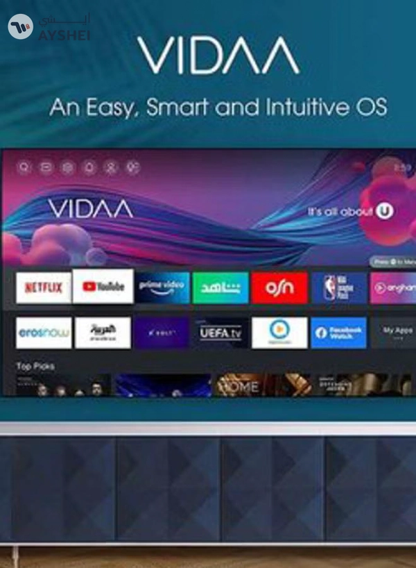 Hisense 4K UHD Smart Television 55inch 55A62GS Black