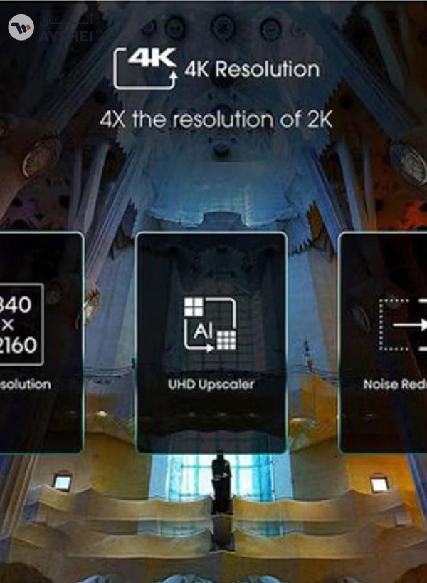 Hisense 4K UHD Smart Television 55inch 55A62GS Black