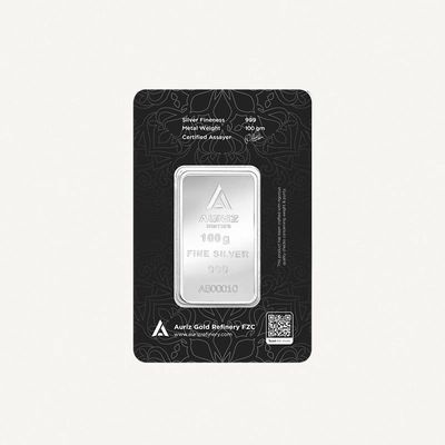 Auriz Mint 100g Fine Silver Bar-0