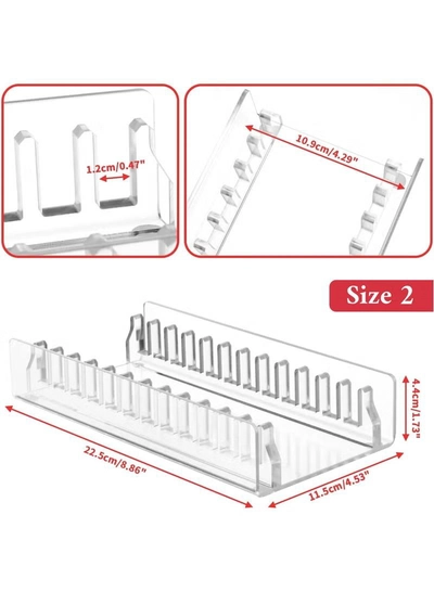 Eworld Acrylic Video Game Storage Organizer Stand for PS5/PS4/PS3-2