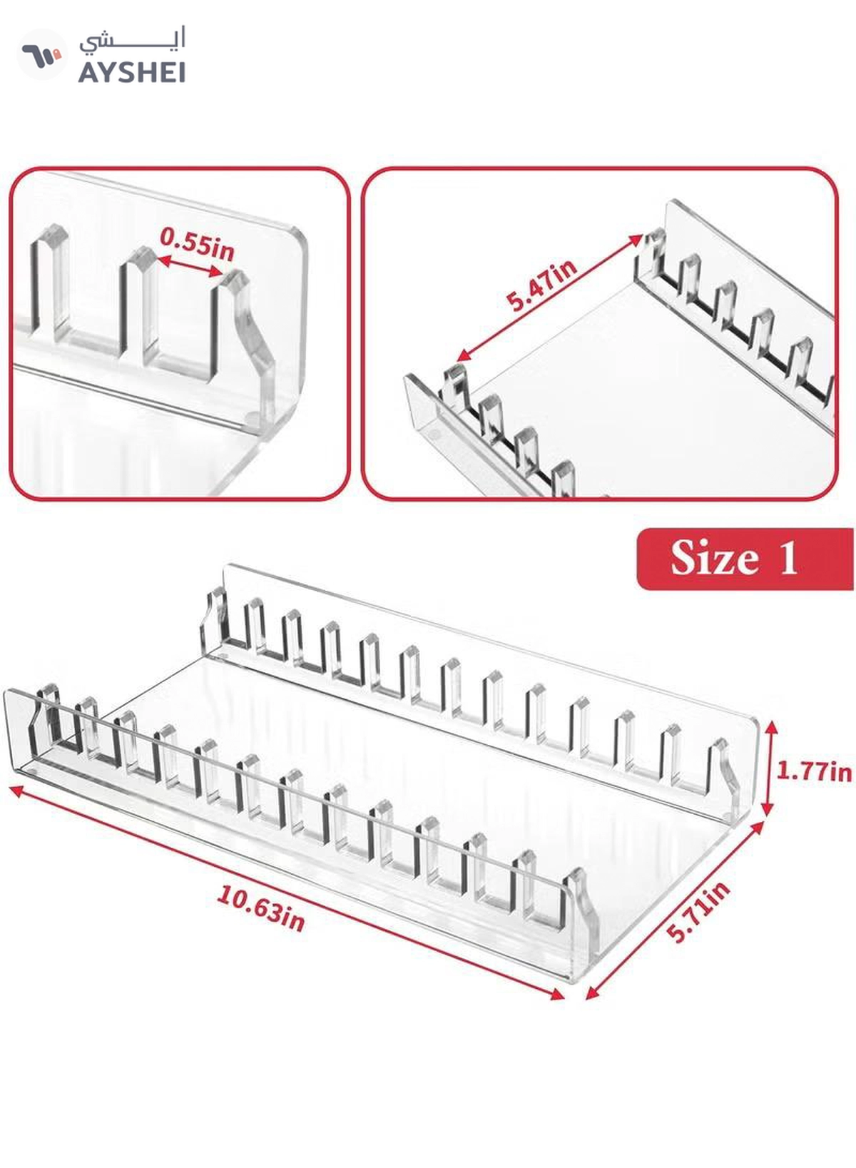 Eworld Acrylic Video Game Storage Organizer Stand for PS5/PS4/PS3-1-1