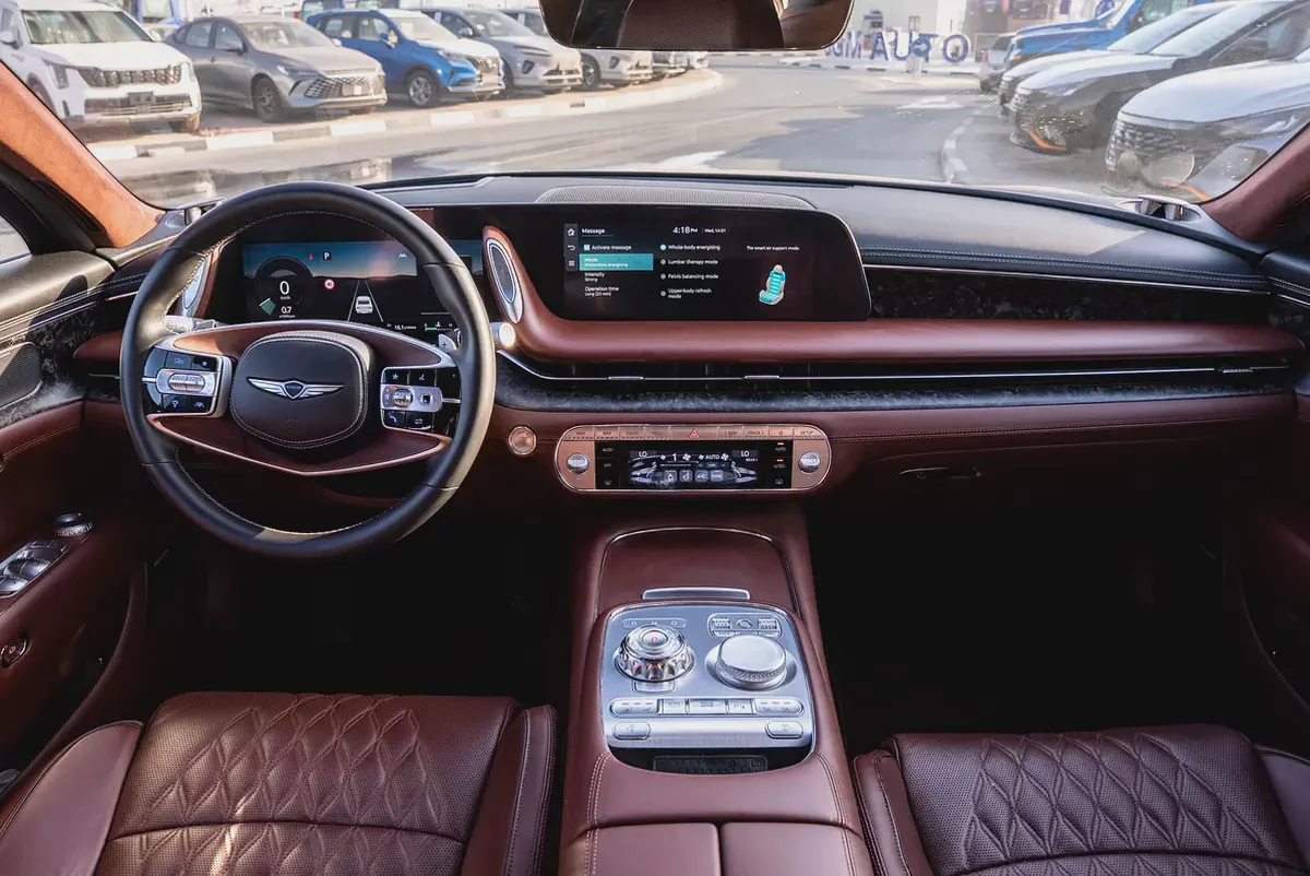 2023 Genesis G90 Royal LWB GCC Specs 3.5L V6 Low Mileage-17-17
