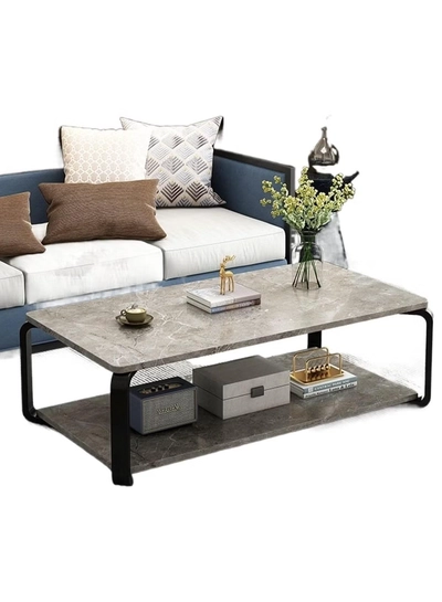DubaiGallery Metal bedside coffee table end side table desk nordic marble glass home sofa tables light luxury living room side table-1