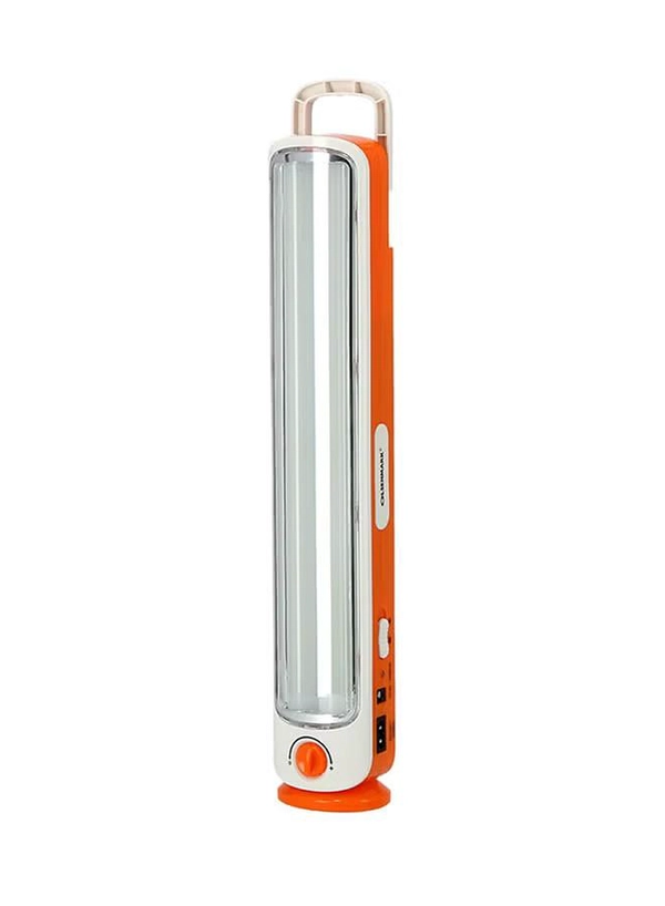 Olsenmark Rechargeable LED Emergency Lantern Orange/White 72x50x400mm