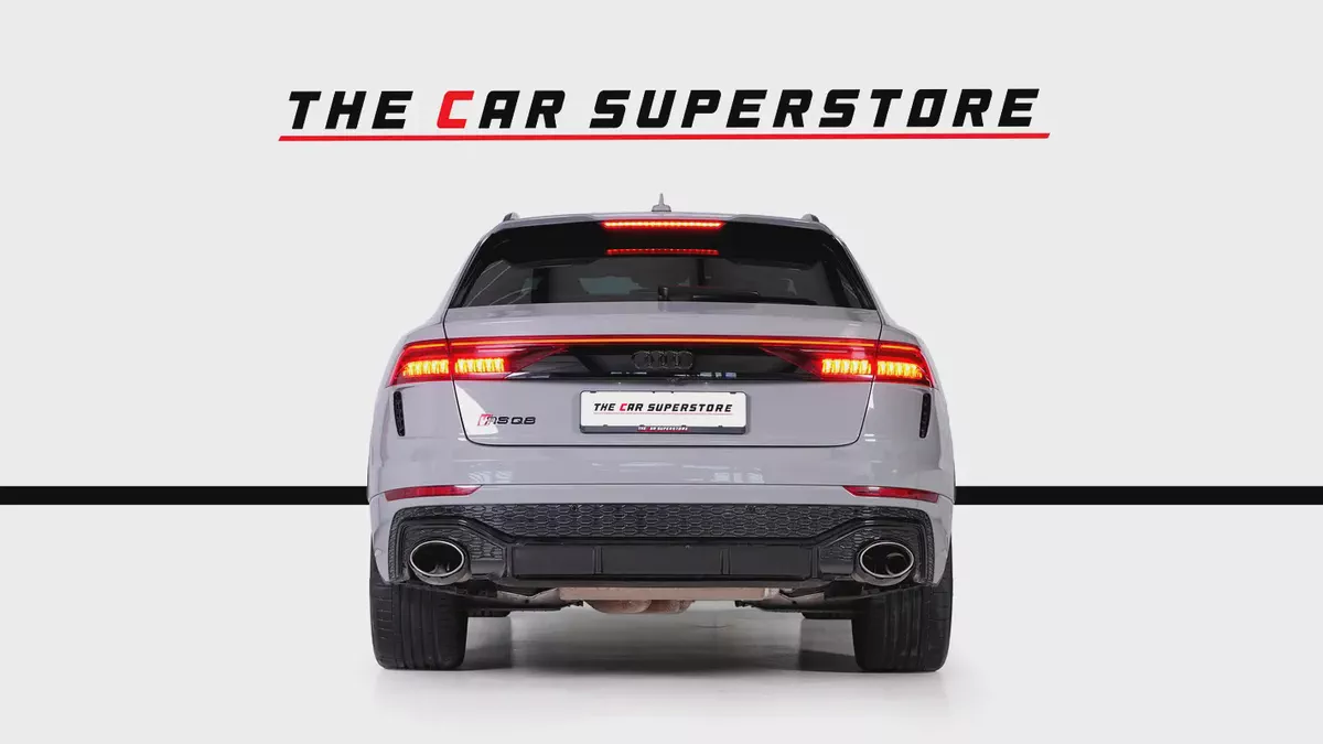 Audi RSQ8-GCC-Nardo Grey-AKRAPOVIC Sports Exhaust System-Black Interior-6-6