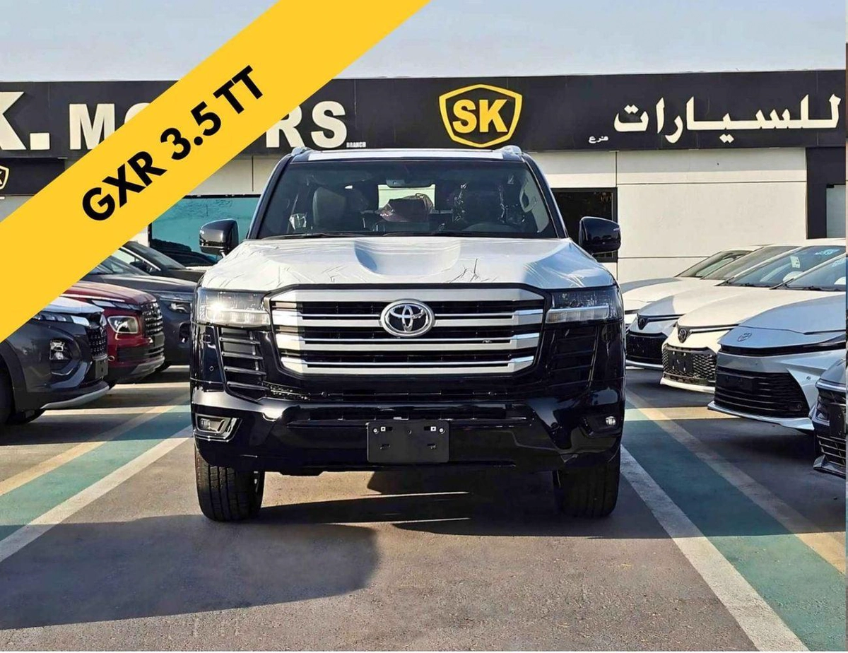 Toyota Land Cruiser GXR || 3.5L PETROL V6 / SMALL DVD / BIG BUMPER / 2 PWR SEAT + LEATHER / SUNROOF / CHROME CLADDING /