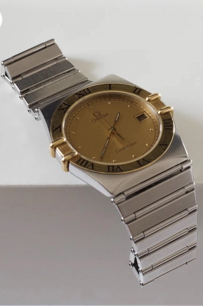 OMEGA CONSTELLATION GOLD & STEEL WATCH-4