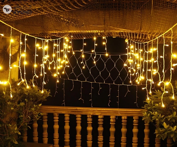 10MX0.5M DECORATIVE LED CURTAIN LIGHT-WARM WHITE