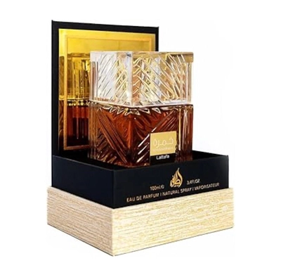Lattafa Perfumes Khamrah for Unisex Eau de Parfum Spray, 3.4 Ounce-2