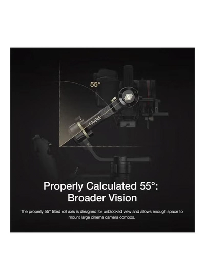 Zhiyun Crane 3S 3-Axis Gimbal Stabilizer Black-3