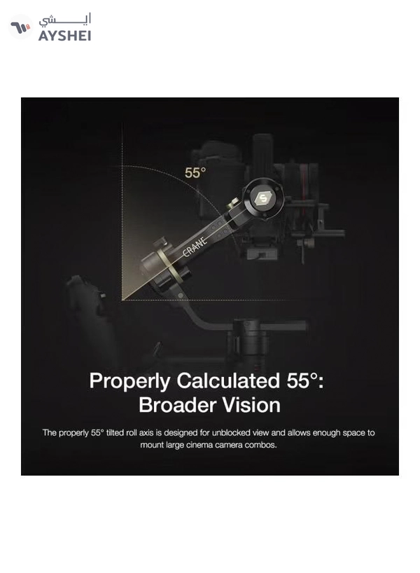Zhiyun Crane 3S 3-Axis Gimbal Stabilizer Black