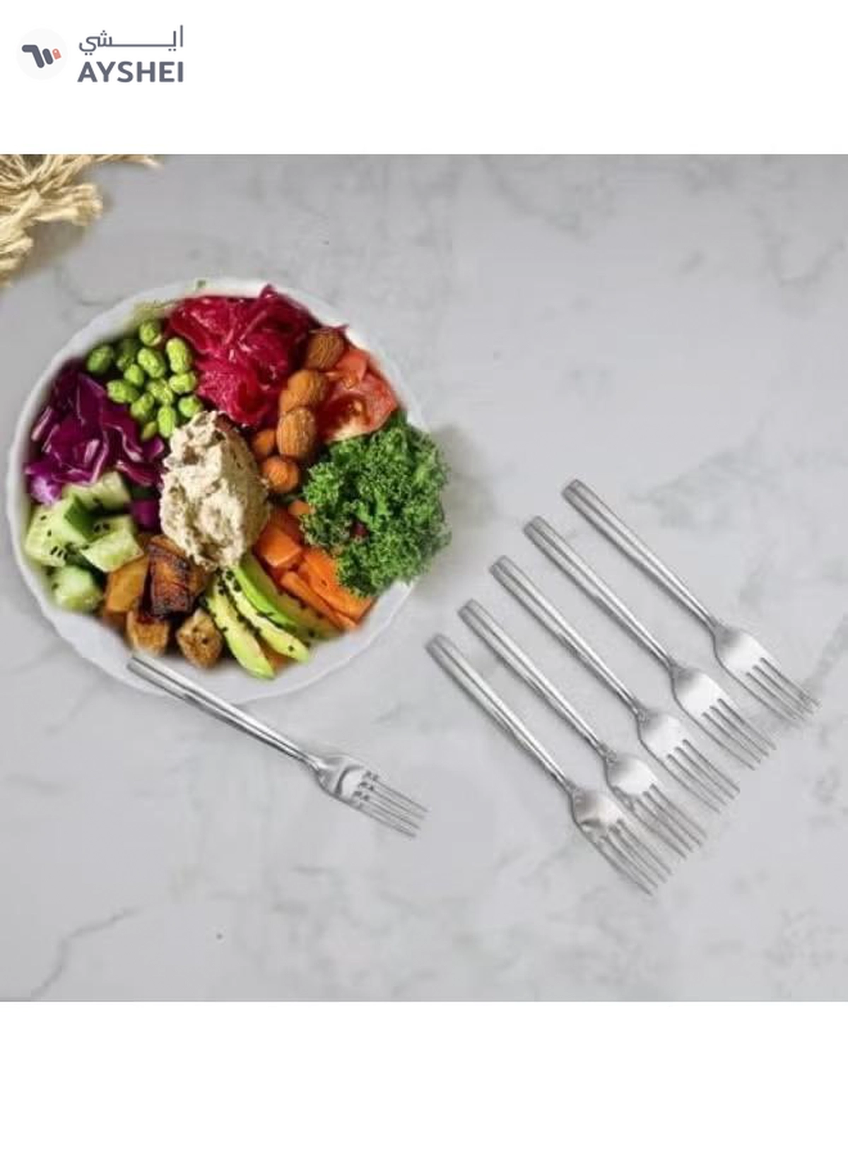 Delcasa DC2933 Table Fork 6-Pieces-3-3