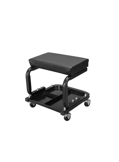 ABBASALI Rolling Work Seat with Tools Tray-2
