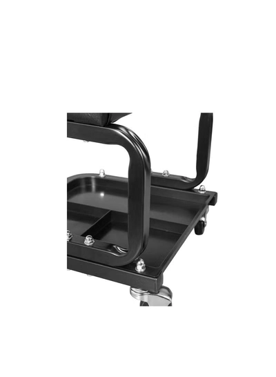 ABBASALI Rolling Work Seat with Tools Tray-3