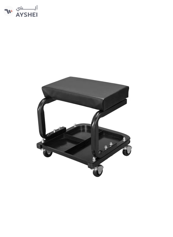 ABBASALI Rolling Work Seat with Tools Tray