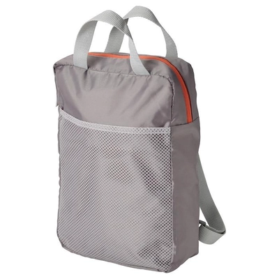 IKEA PIVRING Backpack, Light Grey, 24x8x34 cm/9 L -0