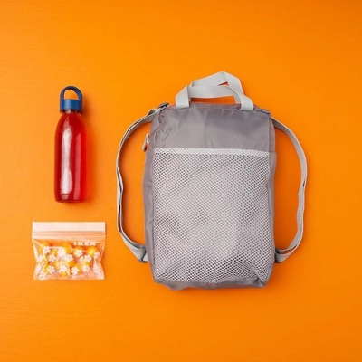IKEA PIVRING Backpack, Light Grey, 24x8x34 cm/9 L -2