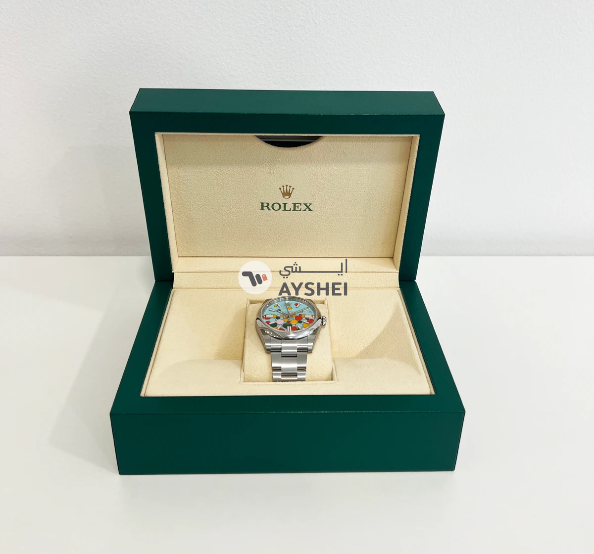 Rolex Oyster Perpetual 41 - Celebration Turquoise Blue Dial-0-0